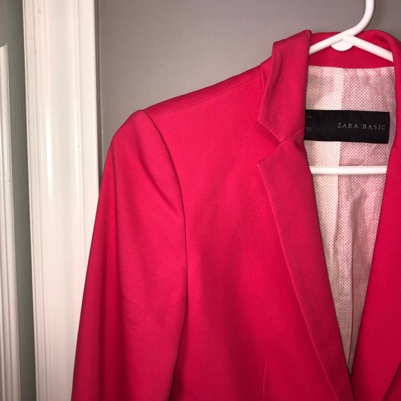 Zara Hot Pink Blazer - Picture 3 of 4